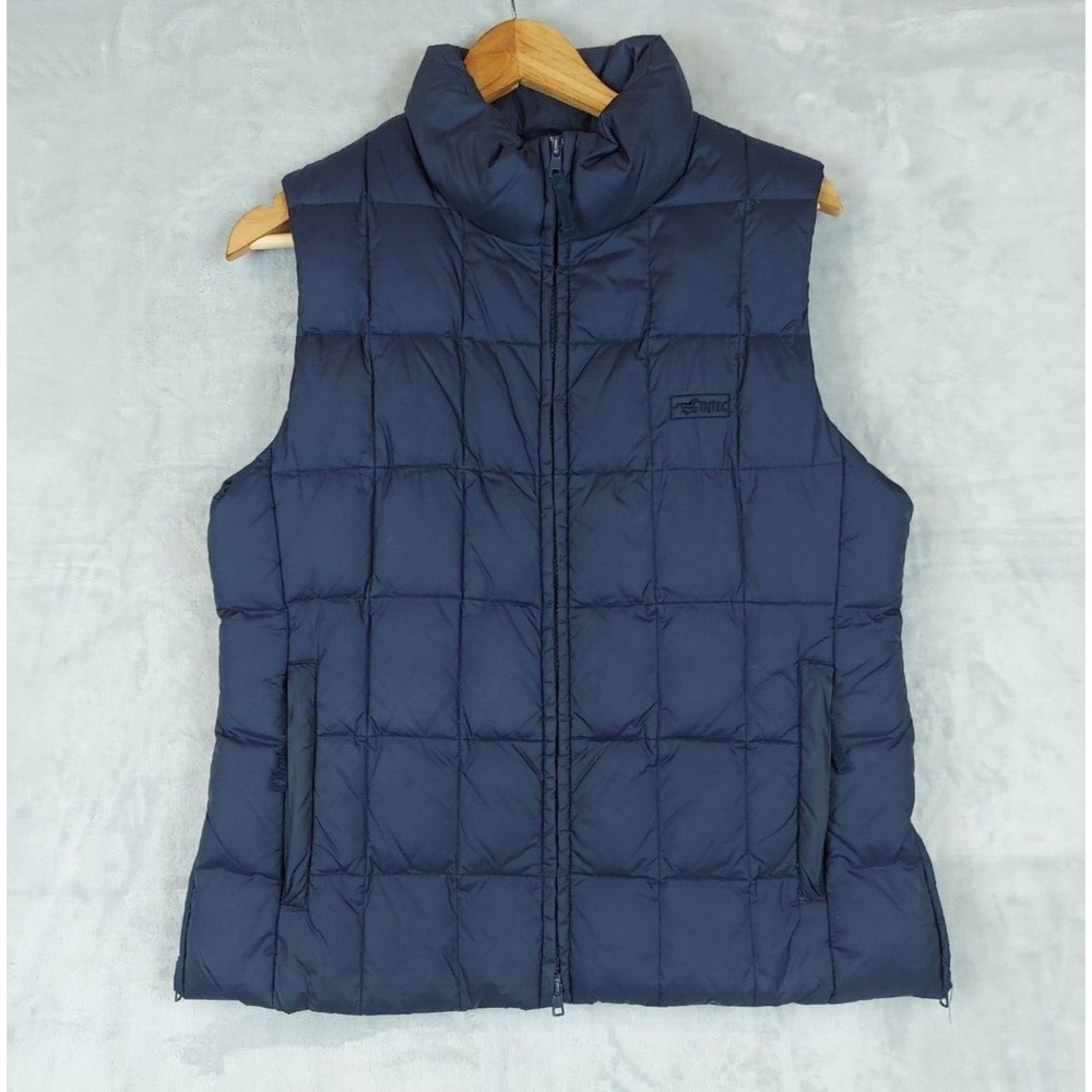 Intec Performance Gear Vest Adult Small Navy Down Fill Puffer Equestrian Horse‎